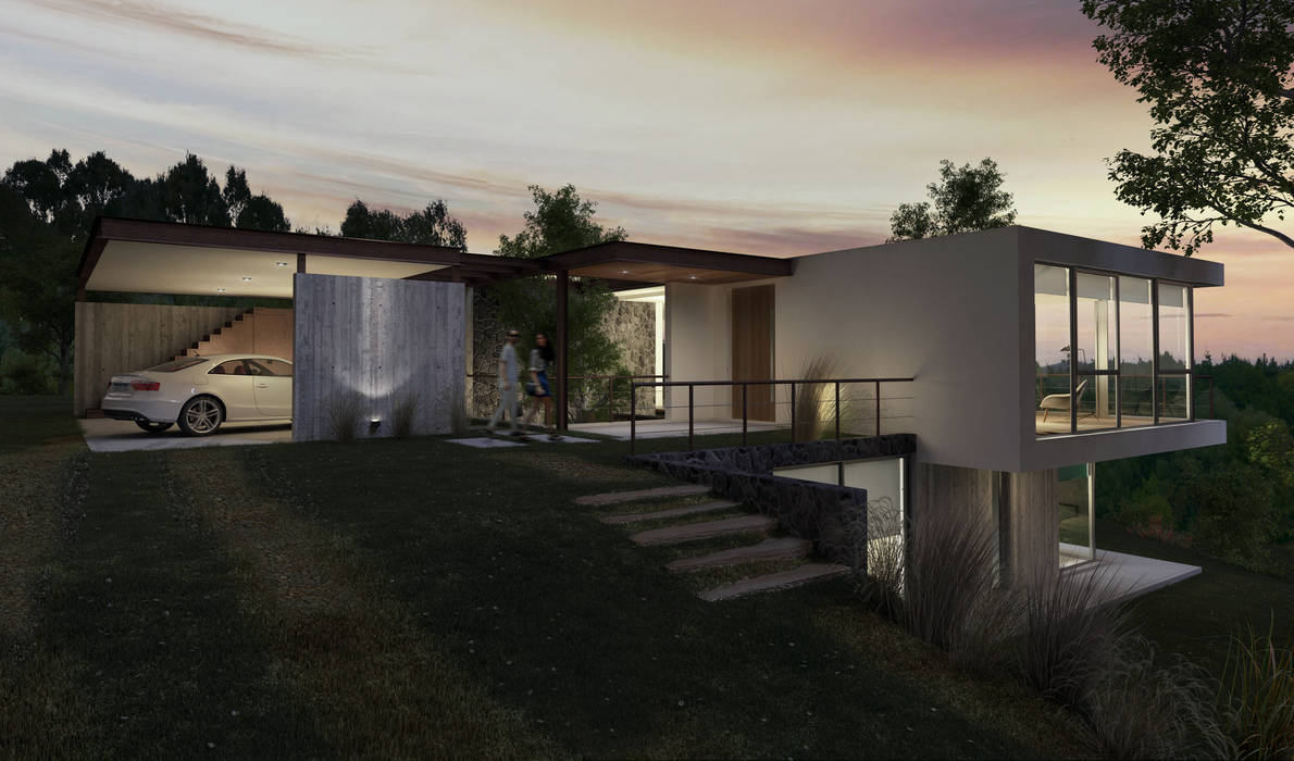 Proyecto DC - Cprdoba Argentina - Country La Pankana, AR arquitectos AR arquitectos Modern Houses Concrete