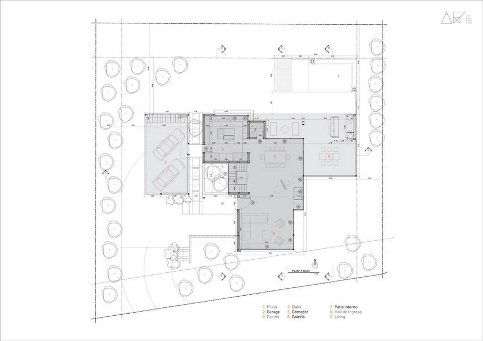 Proyecto DC - Planta Baja AR arquitectos Casas modernas: Ideas, imágenes y decoración