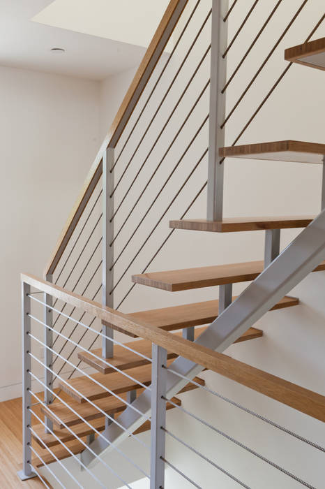 Carroll Gardens Duplex, Sarah Jefferys Design Sarah Jefferys Design Pasillos, vestíbulos y escaleras modernos