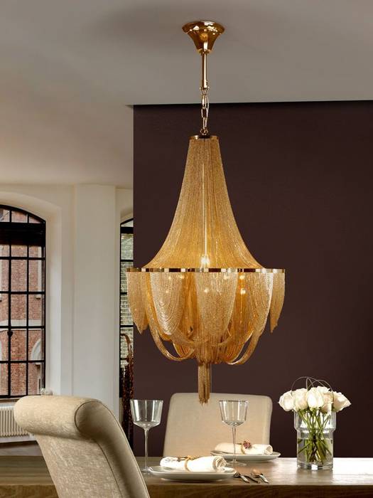 Candeeiros de tecto Ceiling lamps www.intense-mobiliario.com AVRENIM http://intense-mobiliario.com/pt/suspencao-teto/13334-candeeiro-de-teto-avrenim.html, Intense mobiliário e interiores Intense mobiliário e interiores Comedores de estilo colonial Iluminación