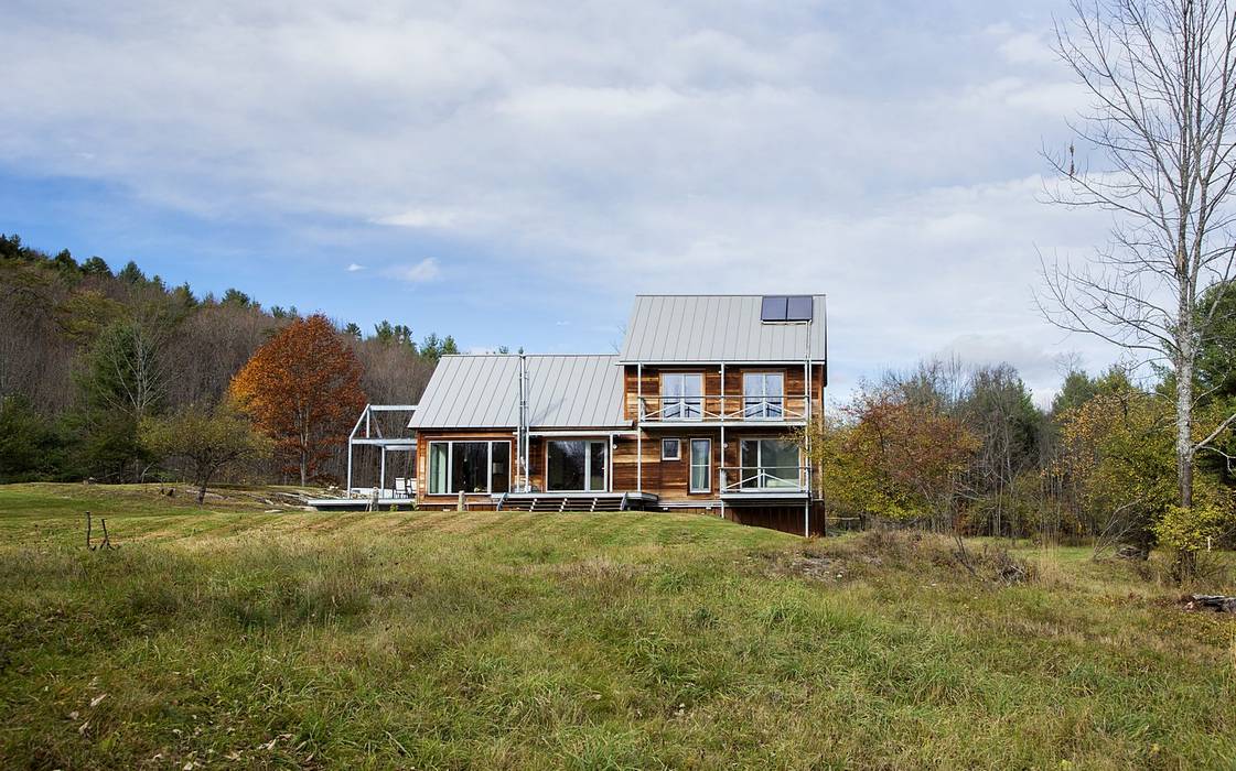 Certified Passive House ZeroEnergy Design Modern Houses Wood Wood effect Passive House,solar thermal