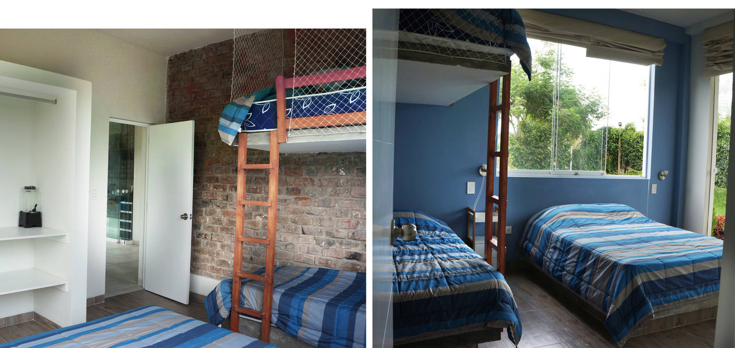 Una CASA DE CAMPO para soñar, malu goni malu goni Dormitorios de estilo rústico