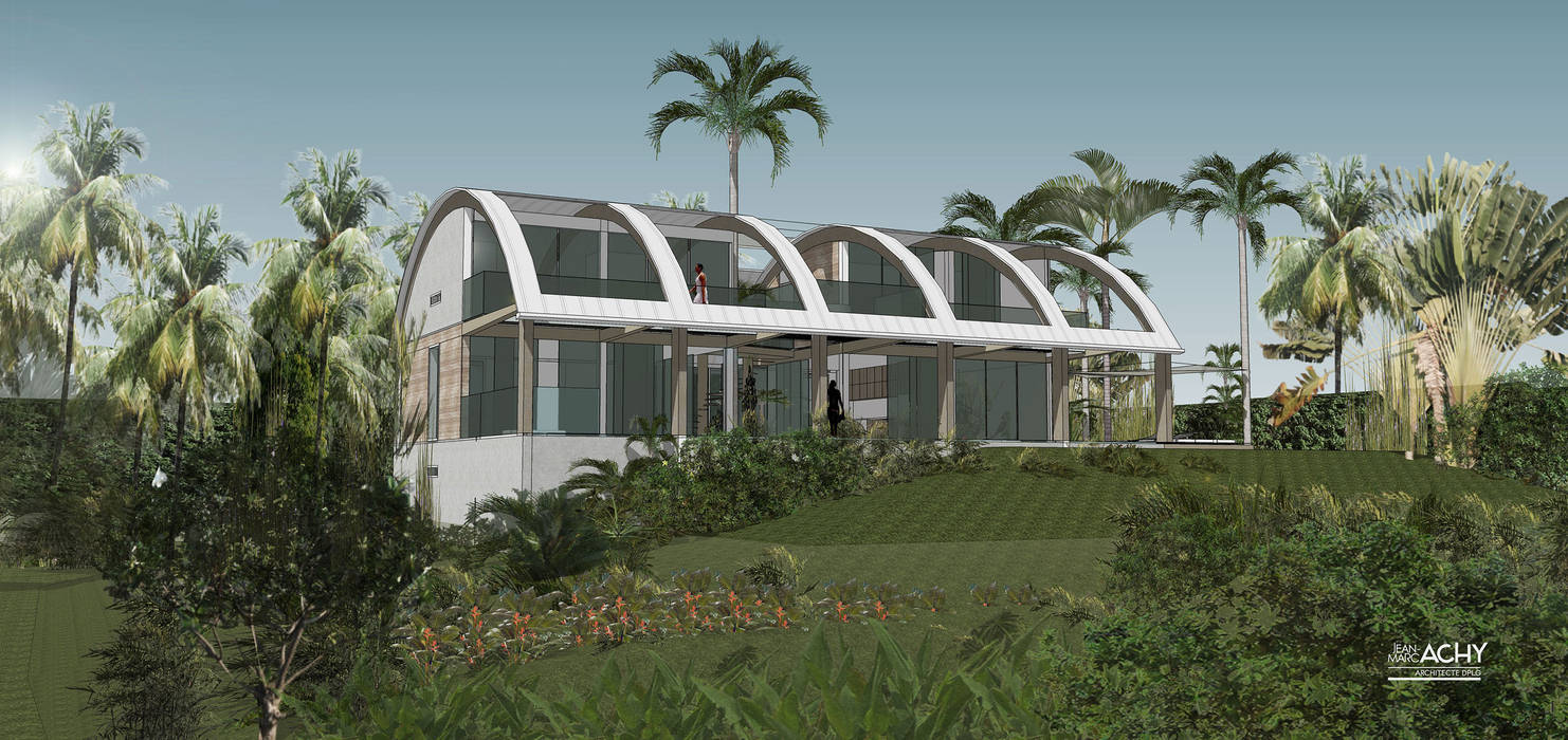 Maison Bel, Jean-Marc Achy Architecte DPLG Jean-Marc Achy Architecte DPLG Tropical style houses