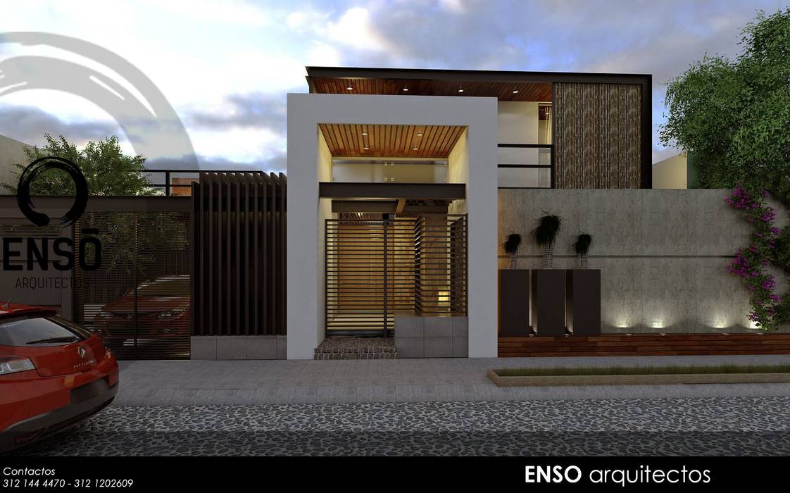 Casa ENSO, Enso Arquitectos Enso Arquitectos Casas de estilo moderno Hormigón