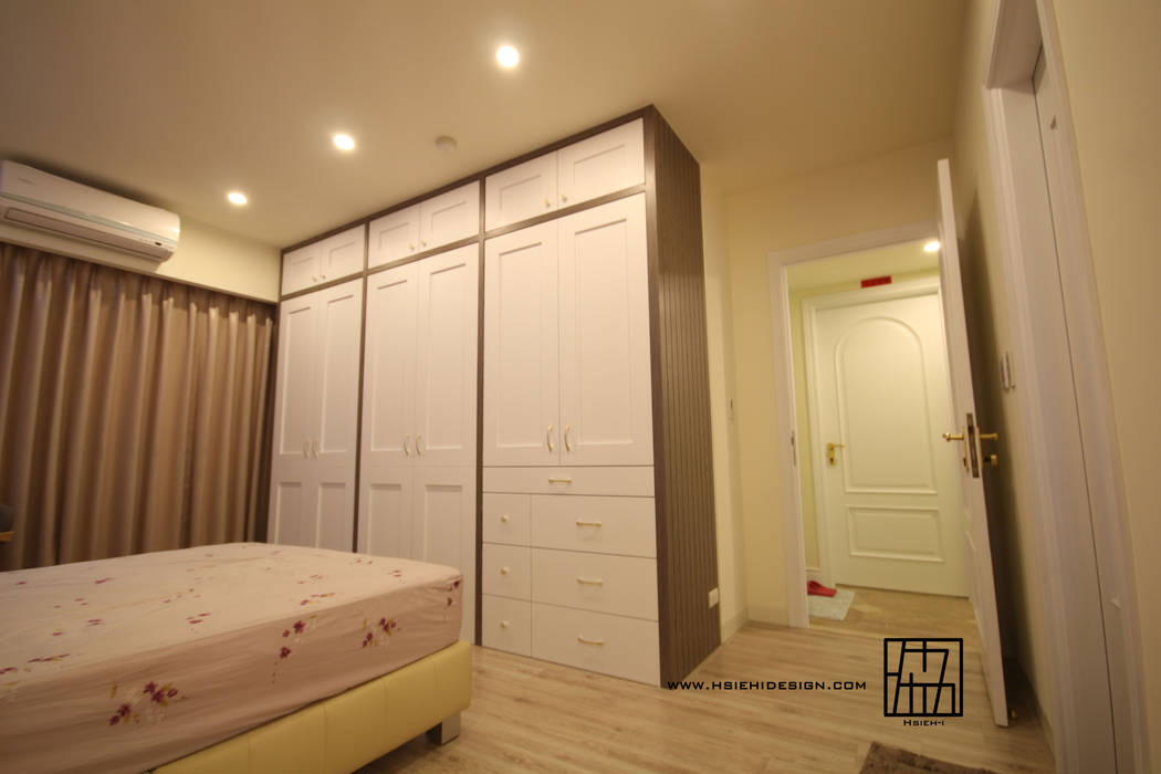 主臥室衣櫃 協億室內設計有限公司 Scandinavian style bedroom