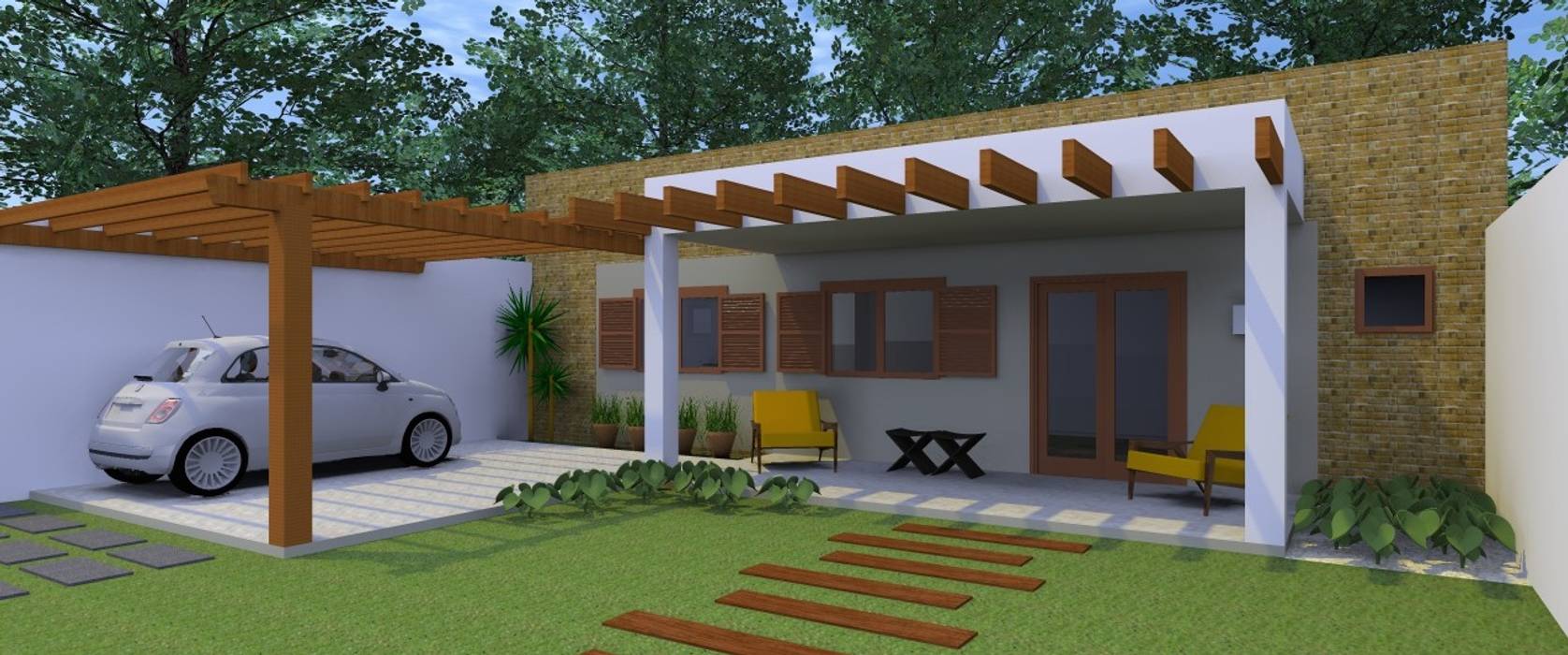 Projeto de Edícula, Arquitetura Pronta Arquitetura Pronta บ้านและที่อยู่อาศัย