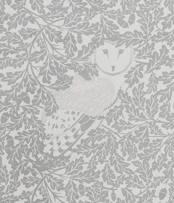 FOREST Dust Dove Grey Wallpaper 10m Roll Hevensent Scandinavian style houses Accessories & decoration