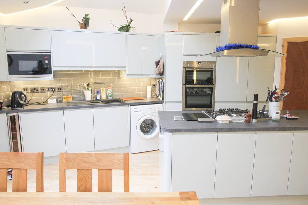 Beckenham Extension Bolans Architects Modern Kitchen kitchen island