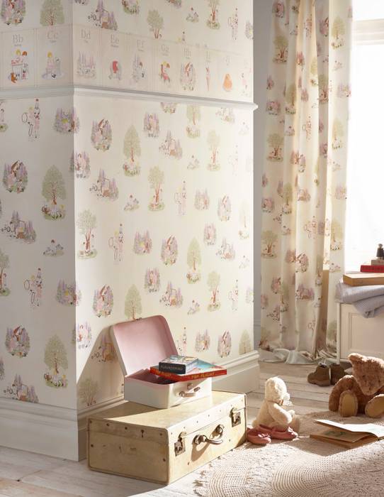 HOLIDAY Wallpaper 10m Roll Hevensent Classic style houses Interiors,children,kids,interiors,home,bedroom,living,nursery,Accessories & decoration