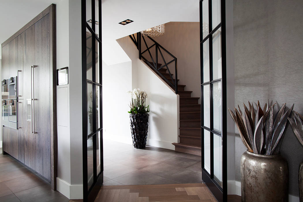 Gehele woonhuis landelijk chique, Wood Creations Wood Creations Country style corridor, hallway & stairs