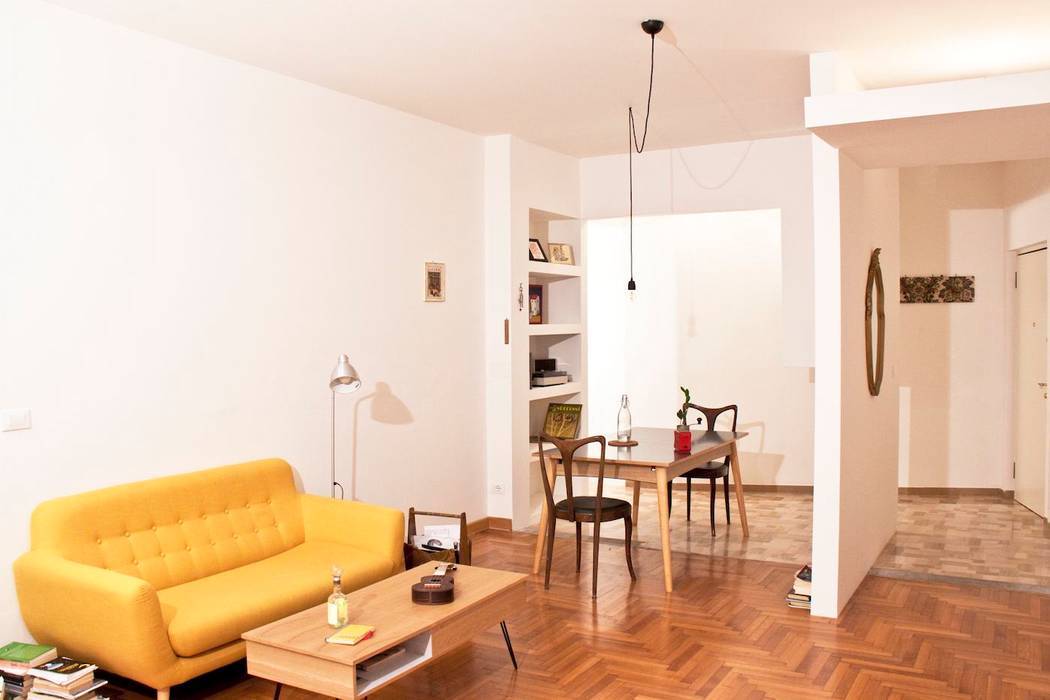 Casa Nat/An, Archimeccanica Archimeccanica Salones de estilo minimalista