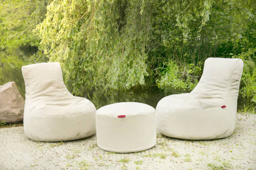 OUTBAG - Seat and Table (Style: Slope and Rock) Global Bedding GmbH & Co.KG Modern Terrace Cotton Red lounge,Furniture