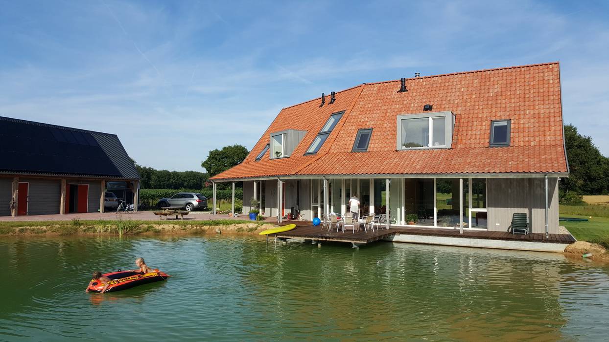 Vrijstaande woning in het landschap, Architectenbureau Jules Zwijsen Architectenbureau Jules Zwijsen Modern yachts & jets