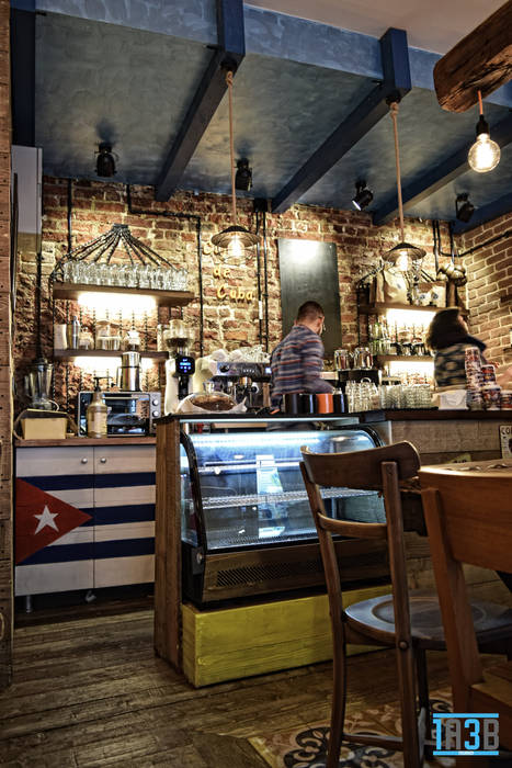 Cafe de Cuba 1A3B TASARIM Ticari alanlar cafe,duvar kaplaması,kahve,Yeme & İçme