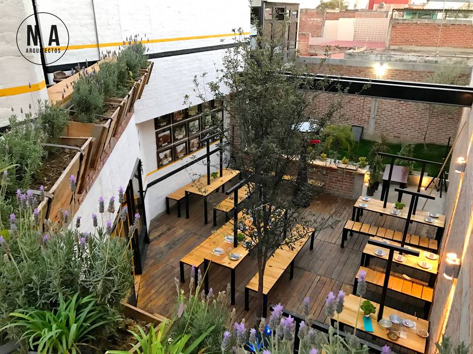 El Origen NA Arquitectos Espacios comerciales Restaurantes