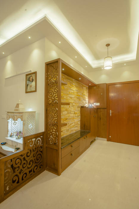 3 BHK partement , In Built Concepts is now FABDIZ In Built Concepts is now FABDIZ غرفة نوم خشب رقائقي