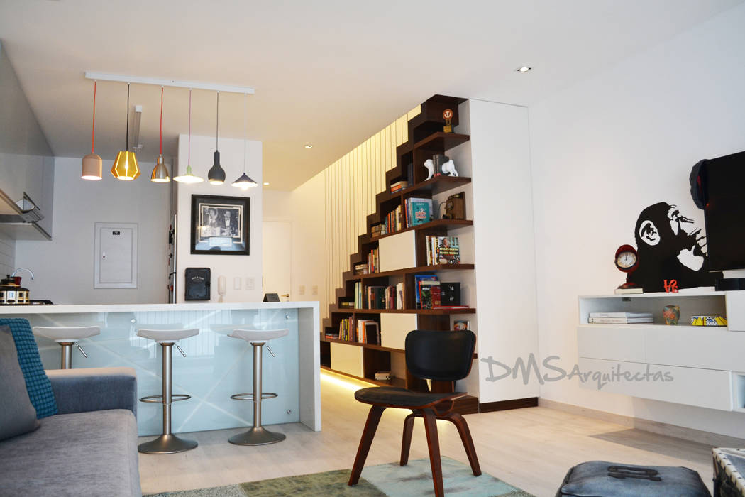 Departamento Barranco, DMS Arquitectas DMS Arquitectas Modern Living Room