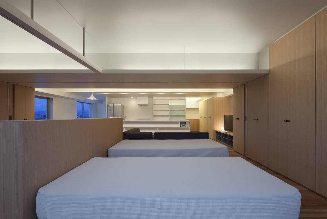 801, 森裕建築設計事務所 / Mori Architect Office 森裕建築設計事務所 / Mori Architect Office Cuartos de estilo moderno