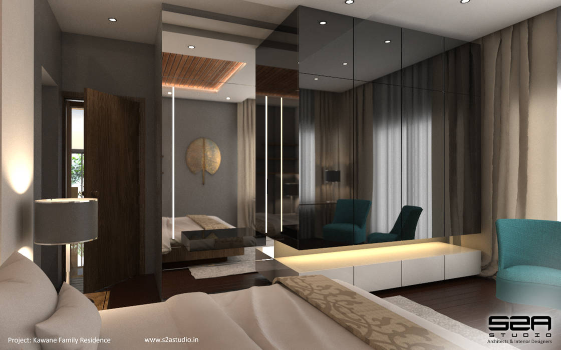 Residential Apartment , S2A studio S2A studio Modern style bedroom