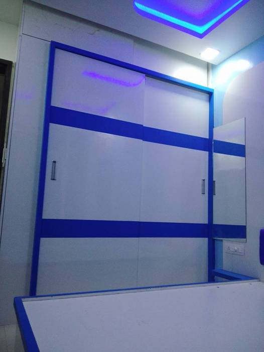 2 BHK RESIDENTIAL PROJECT @2016, SHARADA INTERIORS SHARADA INTERIORS Dormitorios de estilo moderno