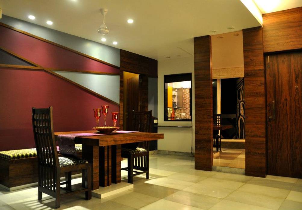 Mittal Residence, Colaba, Mumbai , Inscape Designers Inscape Designers Eclectic style dining room