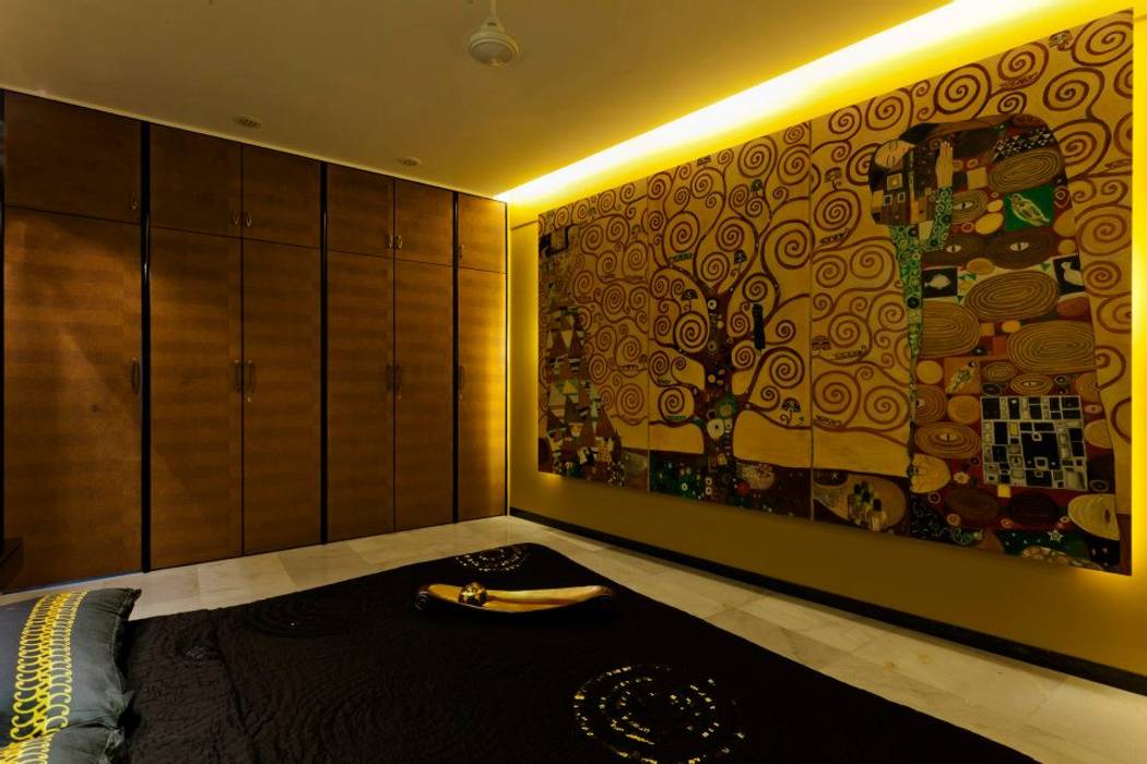 Mittal Residence, Colaba, Mumbai , Inscape Designers Inscape Designers Camera da letto eclettica