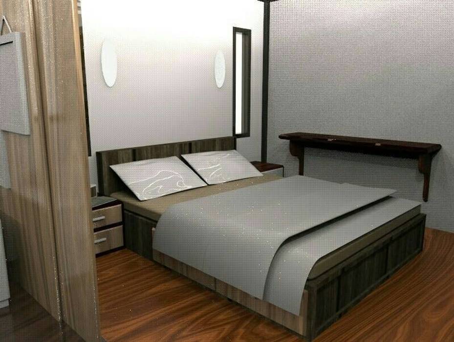 積木屋, 宜佳營造工程有限公司 宜佳營造工程有限公司 Classic style bedroom Solid Wood Multicolored Beds & headboards