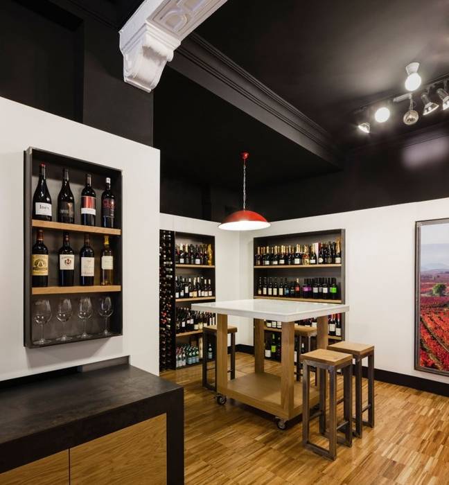 De la tierra (vinoteca), Rufo Iluminación Rufo Iluminación Hầm rượu phong cách hiện đại