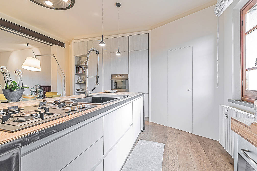 Ristrutturazione appartamento Firenze, Montelupo Fiorentino, Facile Ristrutturare Facile Ristrutturare Modern Kitchen