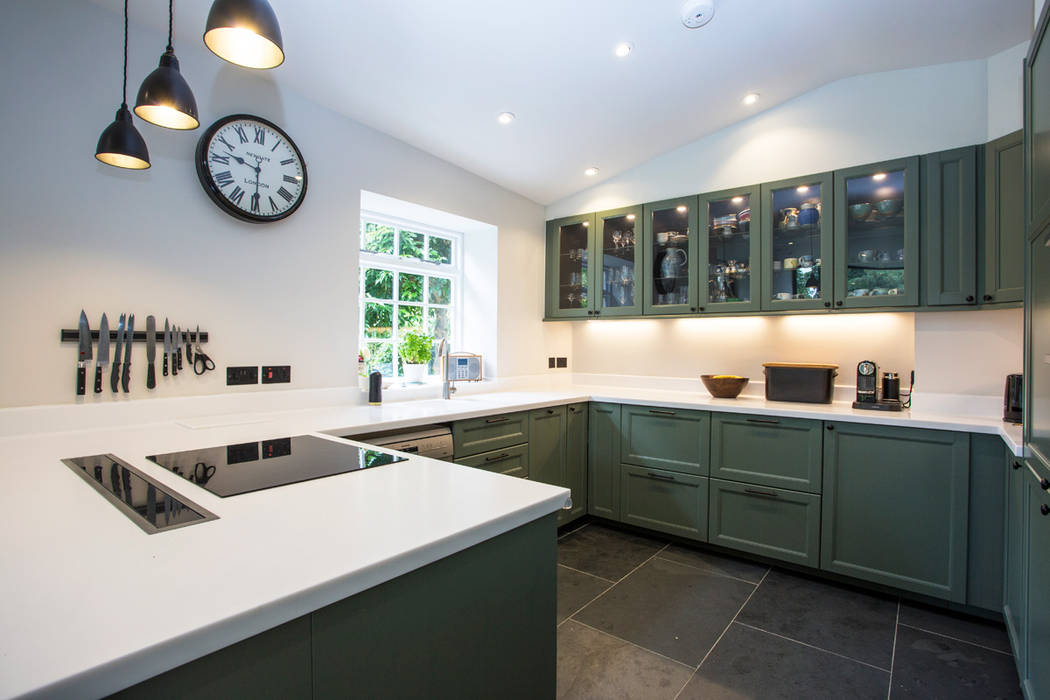 Beyaz Corian Mutfak Tezgahı KREA Granit- Mutfak Banyo Tezgahları Modern Kitchen Bench tops