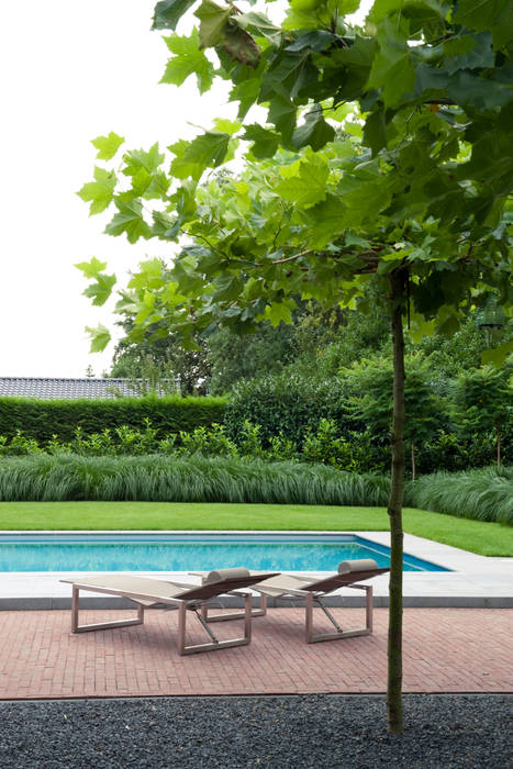 Luxe tuin met zwembad, Jaap Sterk Jaap Sterk Moderne zwembaden