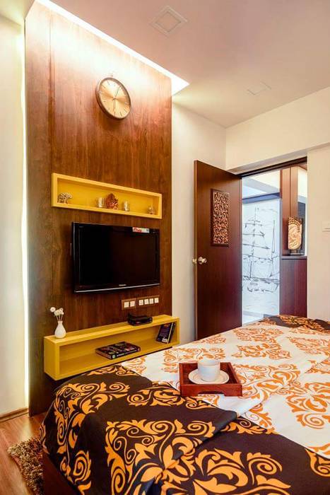 Proposed Interior Of 3BHK Flat, KANAKIA INTERIOR AND CONSULTANCY KANAKIA INTERIOR AND CONSULTANCY Classic style bedroom