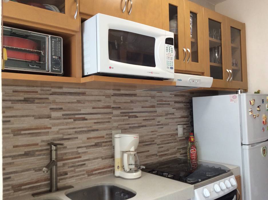 Remodelación Cocina, InGeniotika InGeniotika Cocinas de estilo moderno Madera Acabado en madera