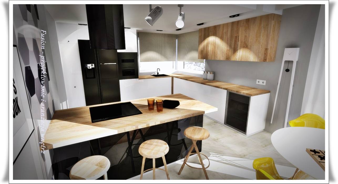 Fusion Projektowanie I Aranzacja Wnetrz Salas De Estilo Moderno Homify