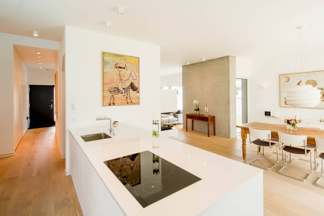 Haus P, Ferreira | Verfürth Architekten Ferreira | Verfürth Architekten Modern kitchen