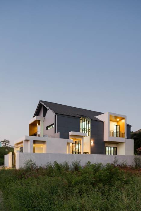 Songprapa House, Archimontage Design Fields Sophisticated Archimontage Design Fields Sophisticated