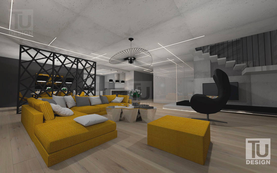 Dom dla rodziny 2+2 / Warszawa Bemowo, TU Design TU Design Living room