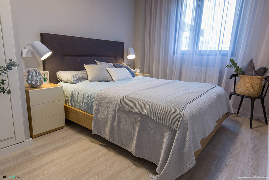 APARTAMENTO POBLENOU , Pia Estudi Pia Estudi Kamar Tidur Gaya Skandinavia