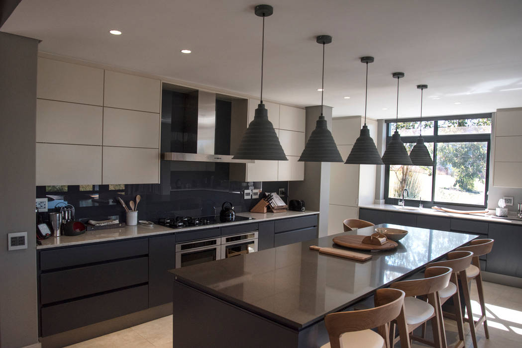 Kitchen Tim Ziehl Architects Kitchen Modern,Granite,Timber,Stainless Steel,White & Grey,Central Island