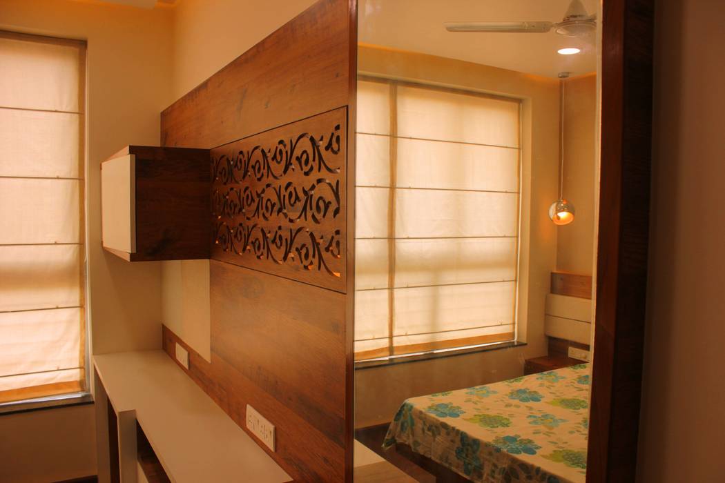 Mr. Jitendra Pathak, GREEN HAT STUDIO PVT LTD GREEN HAT STUDIO PVT LTD Modern style bedroom