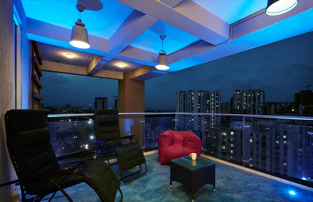 zen deck homify Modern balcony, veranda & terrace