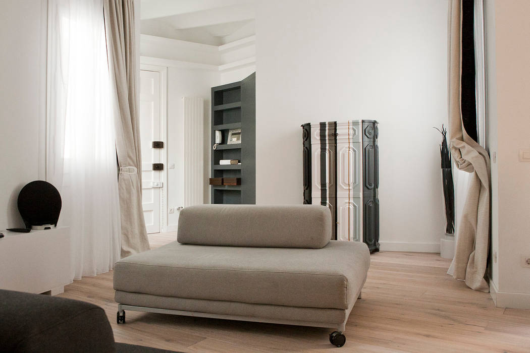 Casa Moncada Caruselli, jorge rangel interiors jorge rangel interiors Salones de estilo moderno