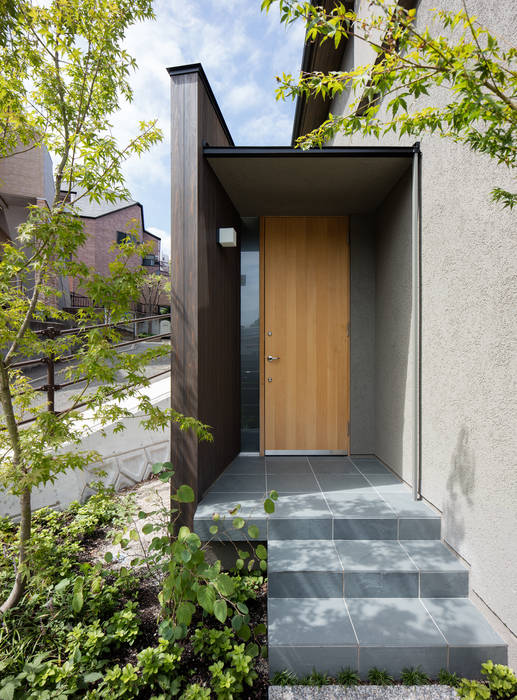 平和の家, 柳瀬真澄建築設計工房 Masumi Yanase Architect Office 柳瀬真澄建築設計工房 Masumi Yanase Architect Office Jardines modernos