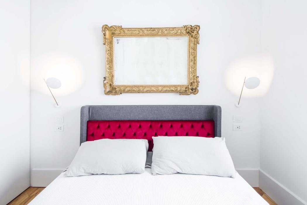 Appartamento M52, THSC THSC Camera da letto minimalista camera da letto,specchio,illuminazione