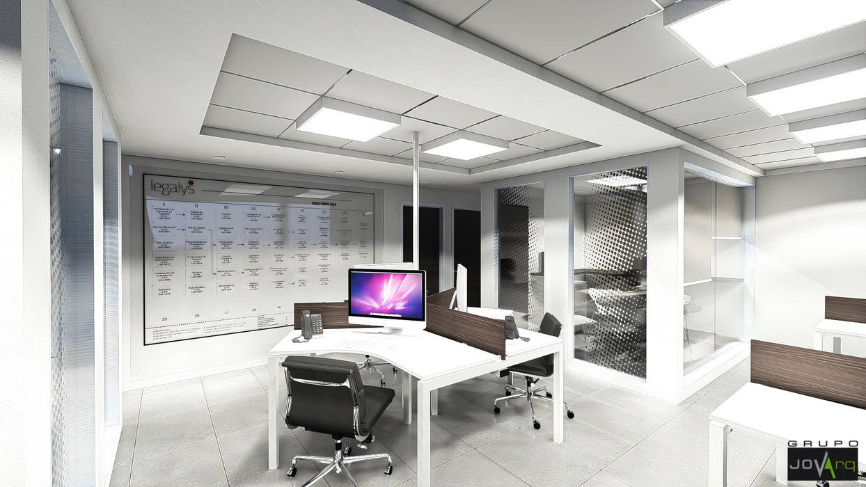 BUFETE DE ABOGADOS LEGACYS , Grupo JOV Arquitectos Grupo JOV Arquitectos Study/office Marble