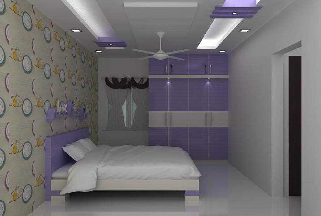 splendid interiors bedroom designs Splendid Interior & Designers Pvt.Ltd boy's bedroom,attic bedroom