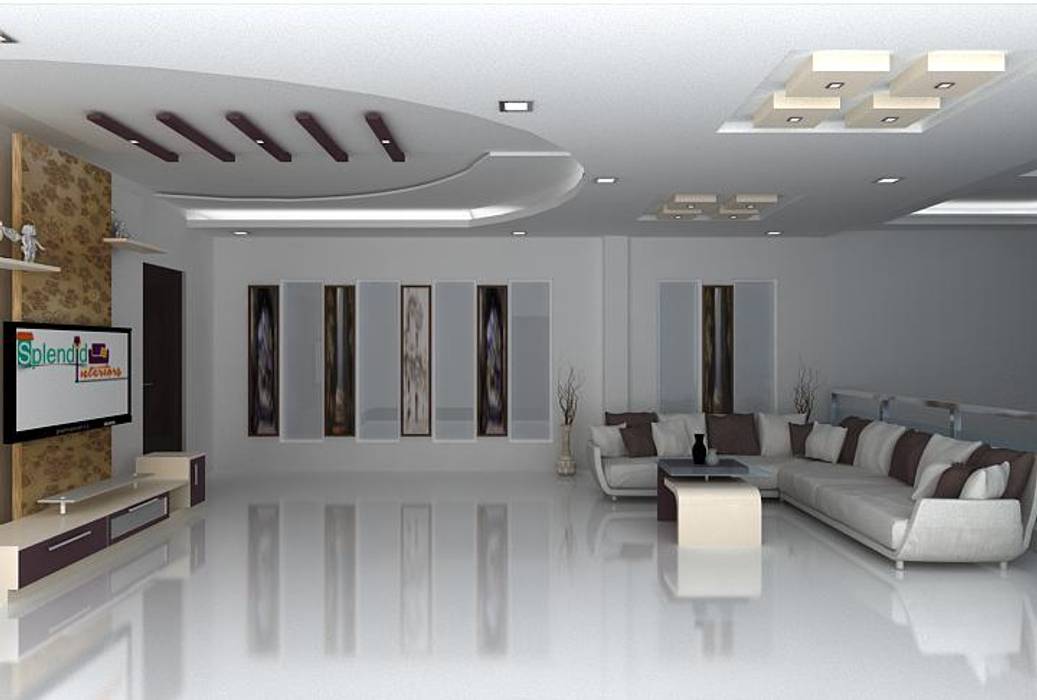 splendid interiors hall designs Splendid Interior & Designers Pvt.Ltd living room,living room designs,best living room des,vizag designs