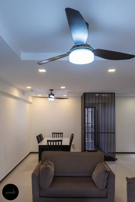 False Ceiling Asian Style Dining Room By Y T Pte Ltd Asian