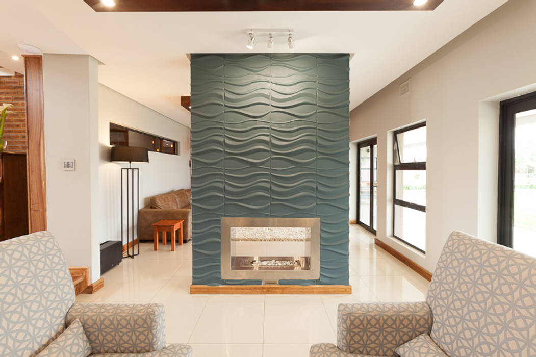 House Naidoo, Redesign Interiors Redesign Interiors Modern living room