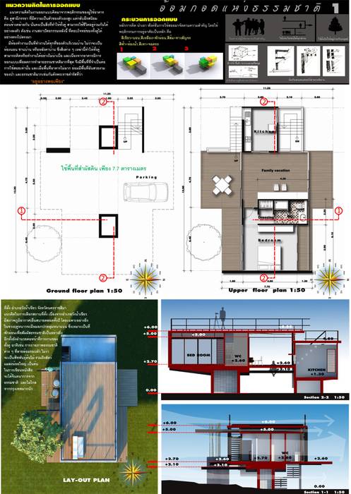 บ้านธรรมชาติโอบกอด, LEVEL ARCHITECT LEVEL ARCHITECT บ้านและที่อยู่อาศัย